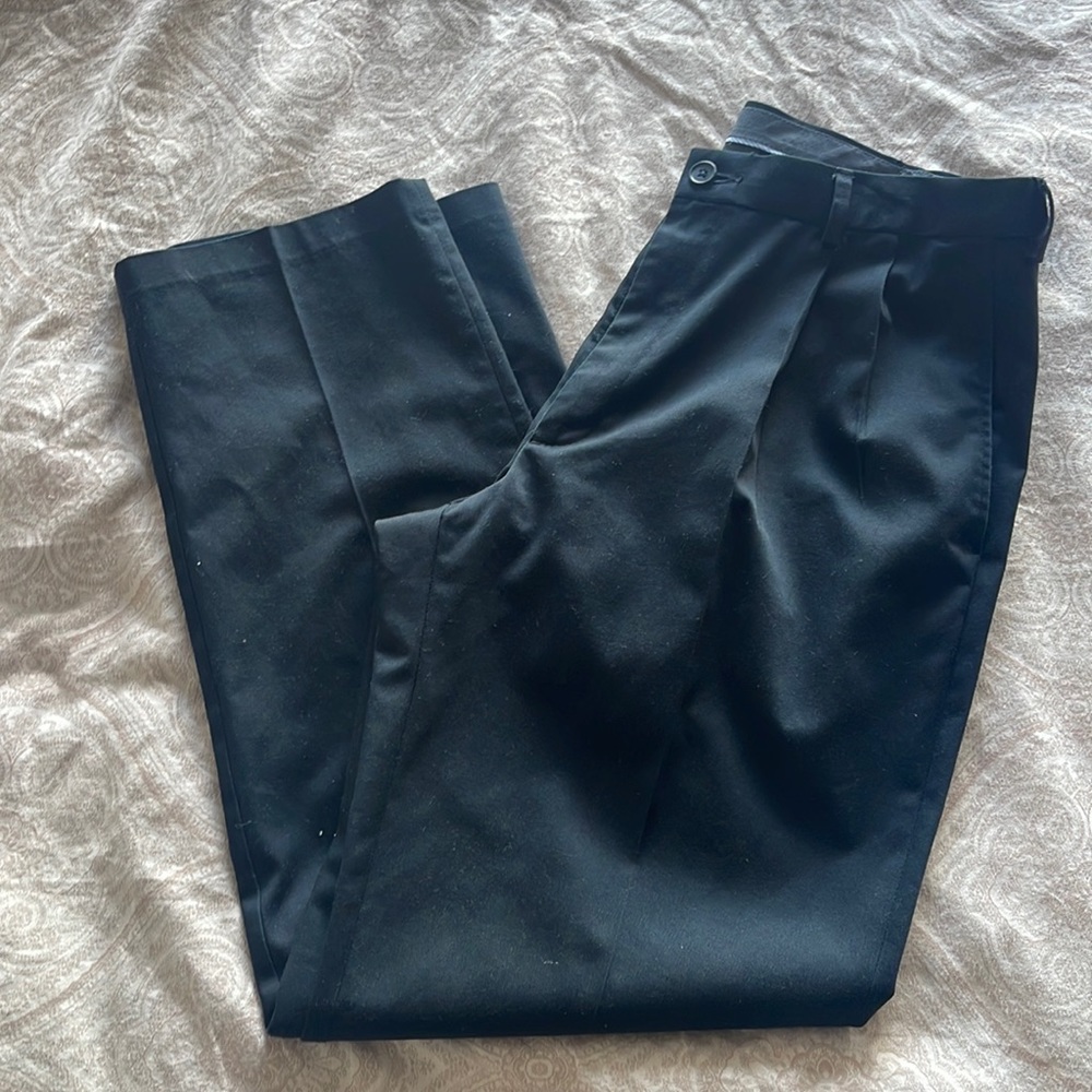 Haggar mens 36x32 premium no iron pants